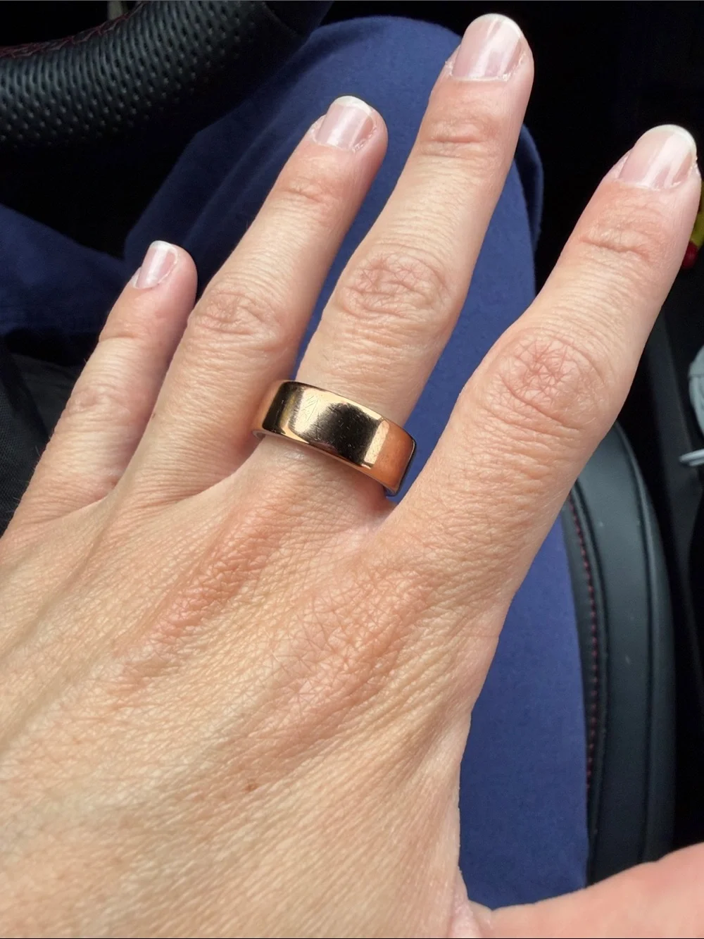 Oura Ring in Rose Gold Finish